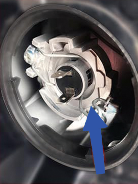 Reinstall factory latch.